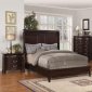 Deep Rich Cappuccino Finish Traditional Bedroom