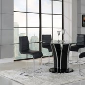 D1086BT Bar Height Dining Set 5Pc in Black by Global