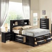21610 Ireland Bedroom in Black by Acme w/Platform Bed & Options