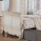Classic Pearl White Girl's Bedroom Set w/Carved Details