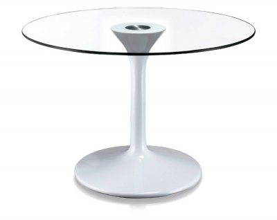  Modern Furniture on Round Glass Top Modern Dining Table At Furniture Depot