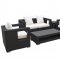 Lunar 5Pc Patio Sofa Set by Modway in Espresso & White