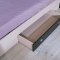 Two-Tone Beige and Wenge Matte Finish Modern Bedroom Set