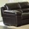 Leather Italia Black Classic Soho Sofa & Loveseat Set w/Options