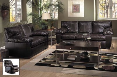  Bonded Leather Furniture on Bonded Leather Upholstered Stylish Sofa And Loveseat Set At Furniture