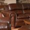 Leather Italia Aspen Brown Sofa & Loveseat Set w/Options