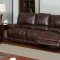 U1953 Reclining Sofa Brown Bonded Leather - Global Furniture USA