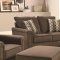 503731 Mason Sofa in Chocolate Fabric by Coaster w/Options