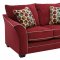 Poppy Fabric Modern Sofa & Loveseat Set w/Options