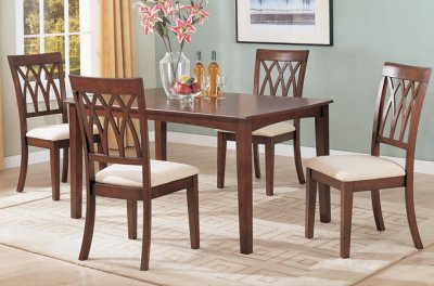 Kids Table  Chairs Wood on Oak Wood Finish Casual Dinette Table W Optional Chairs At Furniture