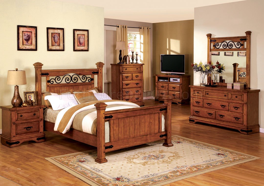 CM7496 Sonoma Bedroom in American Oak w/Options