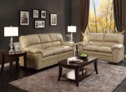 8511TP Talon Sofa in Taupe Bonded Leather Match by Homelegance