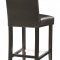 130064 Counter Height Chair Set of 4 Black Leathette by Coaster