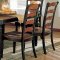 Two-Toned Dining Room Furniture W/ Choice of Round or Oval Table