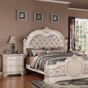 Infinity Traditional 5Pc Bedroom Set in Antique White w/Options