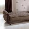 Light Brown Fabric Modern Convertible Sofa Bed w/Storage