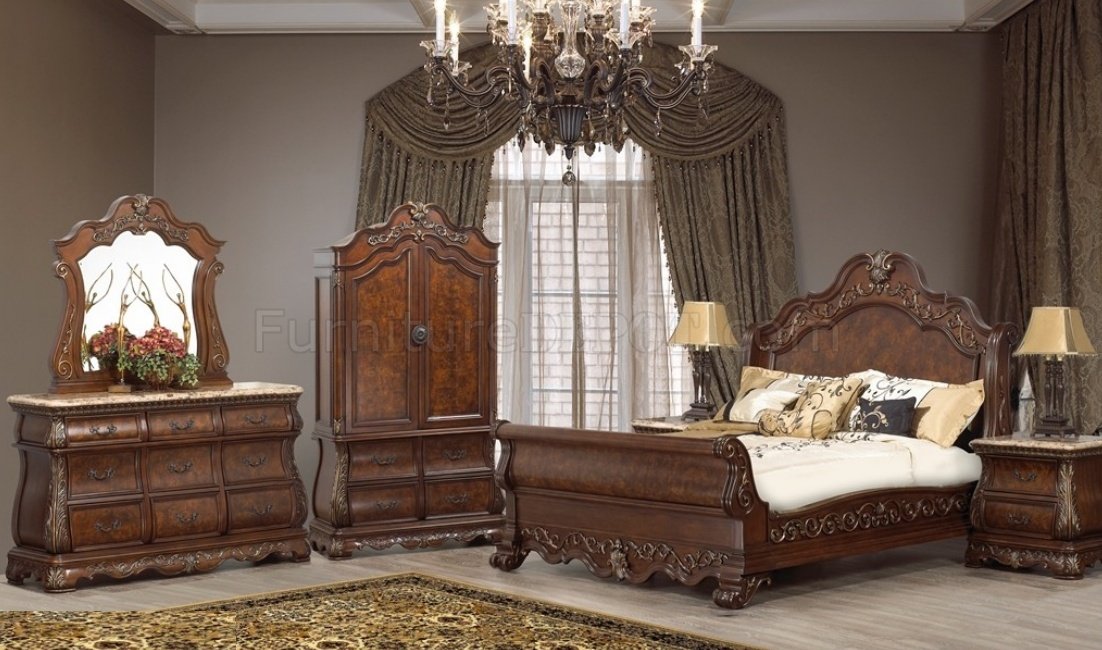 cleopatra venice bedroom 5pc set w/options