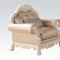 Dresden Sofa in Antique Style White PU Leather by Acme w/Options