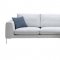 Bianca Sectional Sofa in Off-White Premium Fabric by J&M