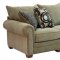 Multi-Tone Chenille Fabric Modern Sofa & Loveseat Set w/Options