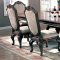 Antique Brown Elegant Extendable Dining Room Table