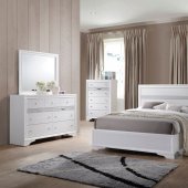 Naima Youth Bedroom Set 4Pc 25760 in White by Acme