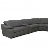 Haven Power Motion Sectional Sofa Dark Gray by Beverly Hills