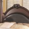 Warm Brown Cherry Finish Traditional Canopy Bed w/Options