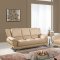 U9908 Sofa in Beige Bonded Leather by Global w/Options