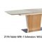 2196 Dining Table by ESF w/Glass Top & Optional 2026 Chairs
