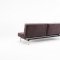 Splitback Sofa Bed w/Brass Legs in Velvet by Innovation