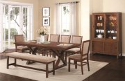 104291 Camila Dining Table in Nutmeg by Coaster w/Options