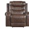 Putnam Power Motion Sofa 9405BR-3PW in Brown by Homelegance