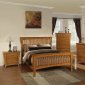 New Pine Finish Classic 5Pc Bedroom Set w/Options