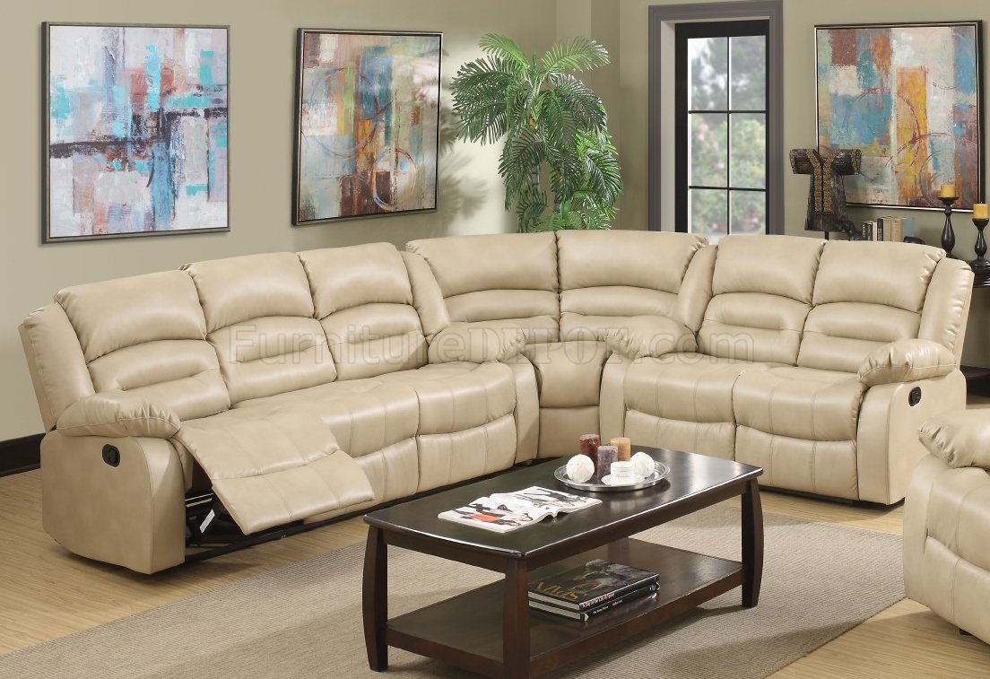Ashley Furniture Leather Sectionals Recliner Ashley furniture damacio 5 piece leather reclining sectional in brown
