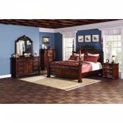 Rich Brown Finish DuBarry Classic Bedroom By Coaster