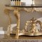 Versailles Console Table 401 Gold Tone by Meridian w/ Marble Top