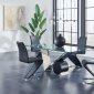 D987DT Dining Table by Global w/Optional D9002DC Black Chairs