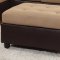 Comfort Living Sectional Sofa 9909BR Light Brown by Homelegance