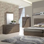 North Bedroom in Zebra Wood by Global w/Optional Casegoods