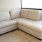 Modern Sectional Sofa with Tufted Leather Upholstery