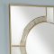 Hanne Console Table & Mirror Set 90246 Mirrored & Gold by Acme