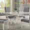 Martinus White High Gloss Dining Table 74720 by Acme w/Options