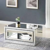 Noralie Coffee Table 3Pc Set in Mirror 84735 by Acme