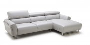 1972 Sectional Sofa in White Premium Leather by J&M