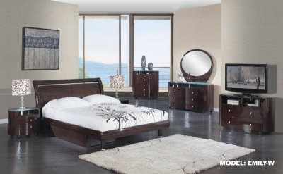 Emily Bedroom in Wenge by Global Furniture USA w/Options