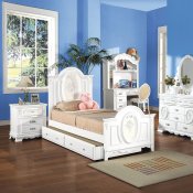 Flora 4Pc Youth Bedroom Set 1680T in White by Acme w/Options