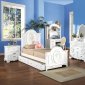 Flora 4Pc Youth Bedroom Set 1680T in White by Acme w/Options