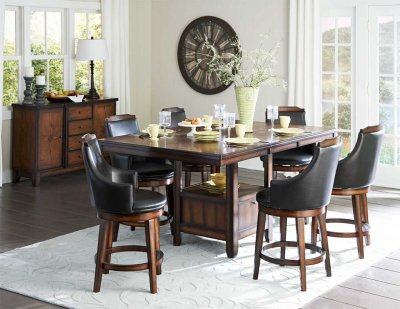 Bayshore 5447-36XL Counter Height Dining Table by Homelegance