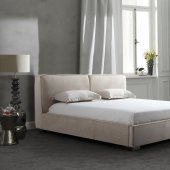 Serene Upholstered Bed in Natural by J&M